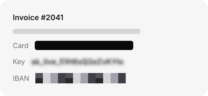Redaction preview
