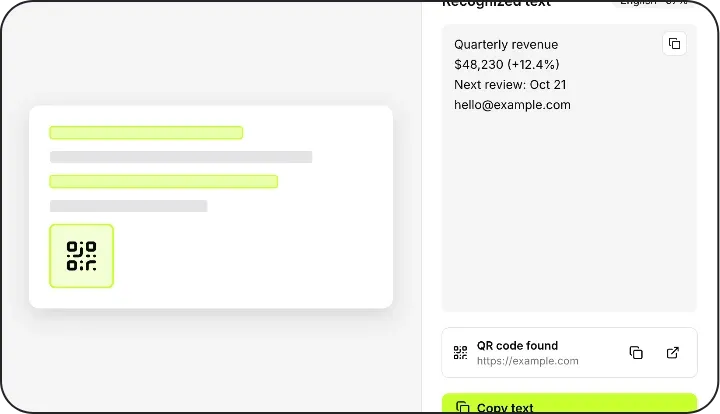 OCR preview